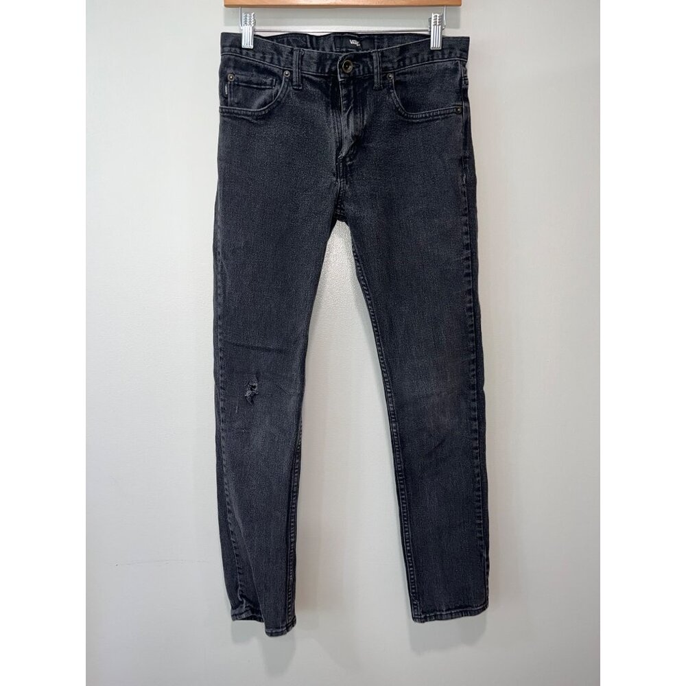 Vans Women's Washed Black Skinny Jeans